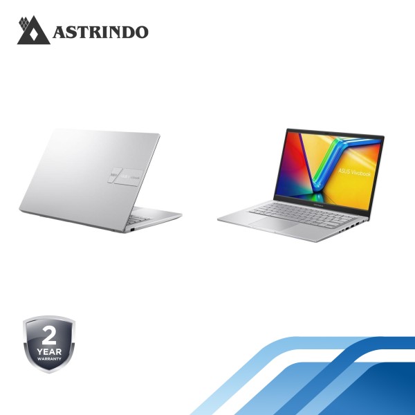 Asus Laptop Vivobook Go 14″ FHD E1404GA FHD351M Intel Core i3-N305 8GB/512GB Win 11 - Cool Silver