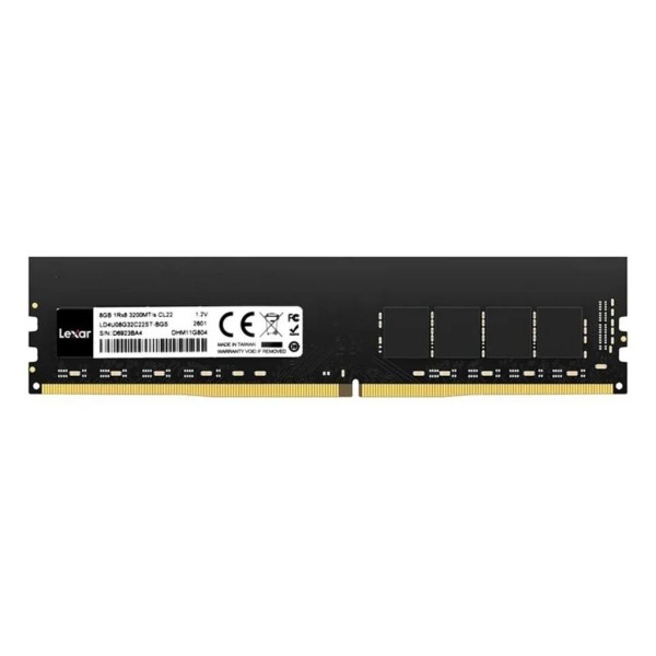 Lexar 8GB (1x8GB) DDR4 3200 MT/s UDIMM Desktop Memory
