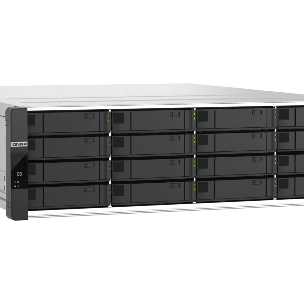 QNAP ES1686dc-R2-2123IT-64G Enterprise NAS Storage 16-Bay 64GB DDR4 ECC Dual Controller 3U Rackmount