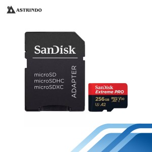 SanDisk Extreme Pro microSD 256GB SQXCD V30 U3 C10
