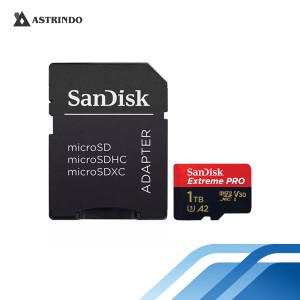 SanDisk Extreme Pro microSDXC, SQXCD 1TB V30 U3 C1