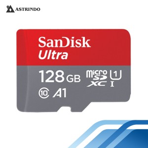 SanDisk Ultra microSDXC SQUAB 128GB A1 C10 U1 UHS-