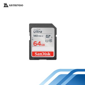 SanDisk Ultra SDXC,SDUNB 64 GB,C10,UHS-I ,140MB/s-