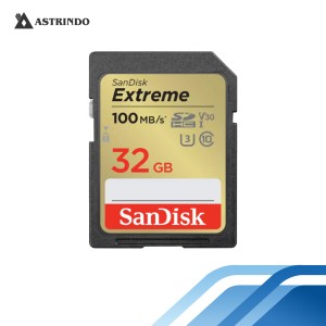 SanDisk Extreme SDHC SDXVT 32GB V30 U3 C10 UHS-I 1