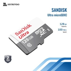 SanDisk Ultra Micro SD 128GB/Class 10/100MBps R-Sa
