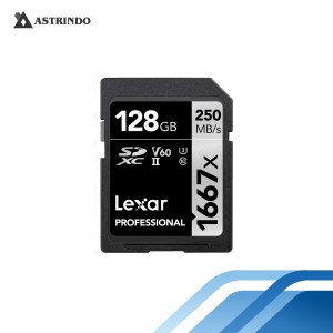 Lexar® SD Card Professional 1667x SDXC™ UHS-II 128