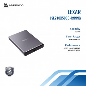 Lexar® Portable SSD External SL210 500GB-Lexar® Po