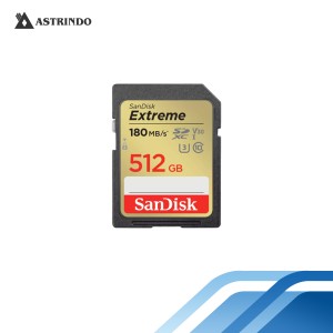 SanDisk Extreme SDXC SDXVV 512GB V30 U3 C10 UHS-I 