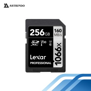 Lexar SD Card 256GB Professional 1066x SDXC UHS-I-