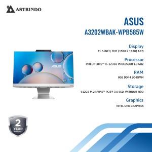 ASUS ALL IN ONE A3202WBAK-WPB585W WHITE-ASUS ALL I