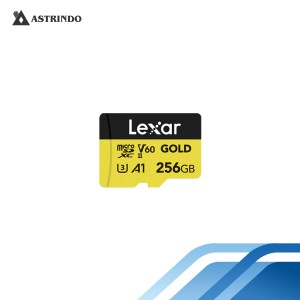 Lexar Gold Micro SD 256GB MicroSDXC UHS-II V60 Pro