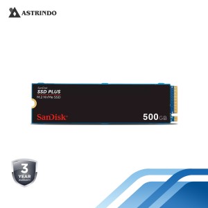 SanDisk Internal SSD Plus 500GB M.2 2280 NVMe PCIe