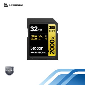 Lexar SD Card Gold Professional 2000x SDXC UHS-II 
