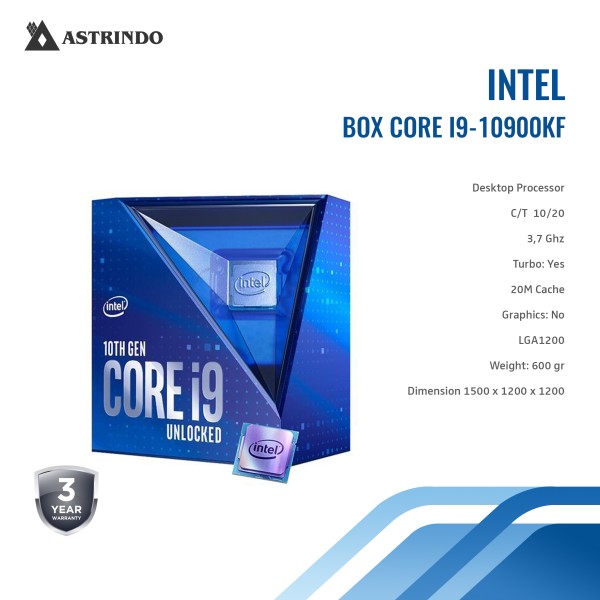 INTEL - BOX-CORE-I9-10900KF-BX8070110900KF